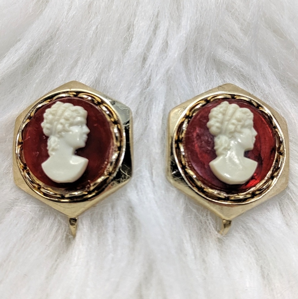 Cameo Earrings